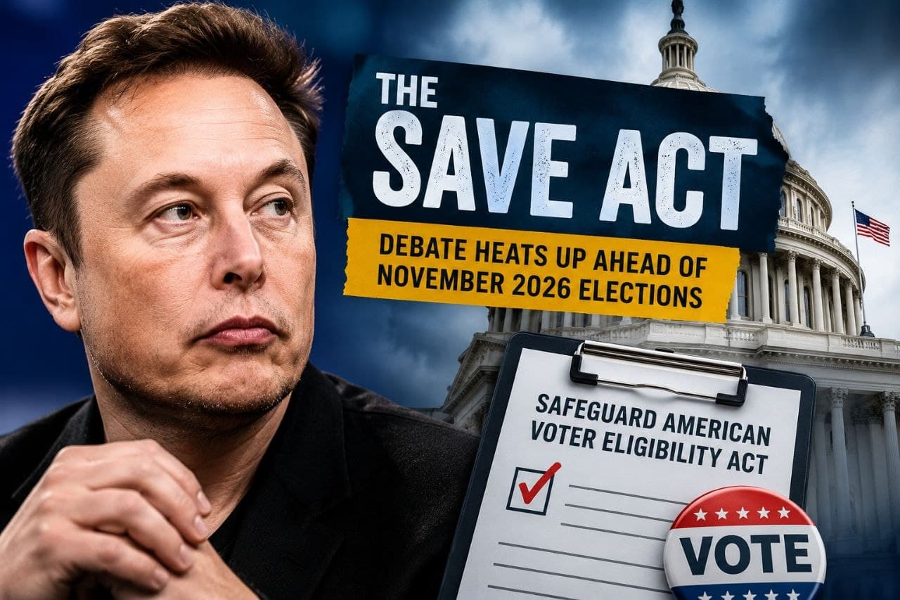 The SAVE Act Debate Intensifies After Viral Elon Musk Post.