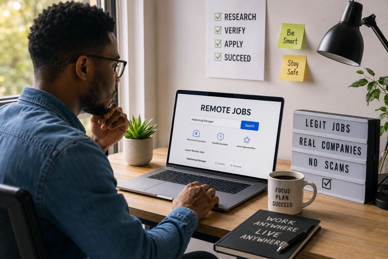 How to Find Legit Remote Jobs Without Falling for Scams (2026 Guide)